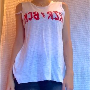 White band tank top